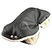 HAND WARMER MUFFS fits PRAM PUSHCHAIR BUGGY baby handmuff gift! (black/latte)