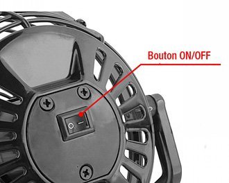 HEDEN - ORIGINAL - USB VENTILATOR - Tischventilator - Diameter 9,6 cm - Still - USB Kable 1,2 m - Modellnummer: VENUSBCA00