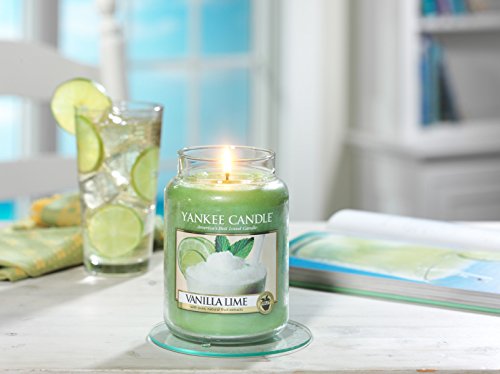 Yankee Candle Classic Housewarmer Gross, Vanilla Lime, Duftkerze, Raum Duft im Glas / Jar, 1106730E - 2