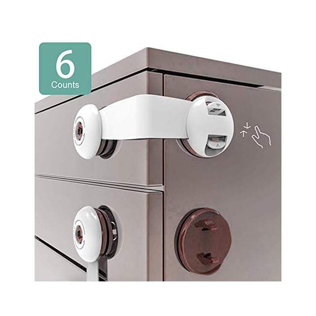 Securitaire Pour Bebe Serrures 4 Cles Le Plus Grand Kit Sur Verrouillage Magnetique De Securite Pour Placard Et Tiroirs Y Compris Les Bandes Adhesives Supplementaires 3m