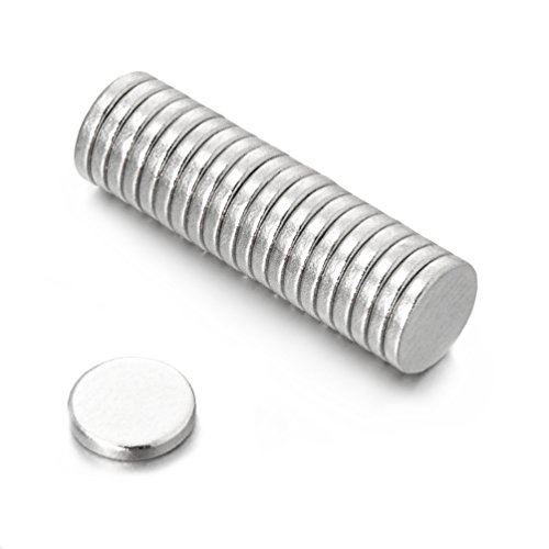 Oblique-Unique® 20 Neodym-Supermagnete 6 x 1 mm