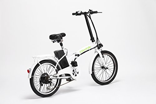 Biwik Mod. Book, 20 Zoll Elektrofahrrad,E-Faltrad,E-Bike,Pedelec,Klapprad,36V 250W Motor, 36V Li-Ion Akku mit 8Ah,weiß,schwarz (weiß) - 2