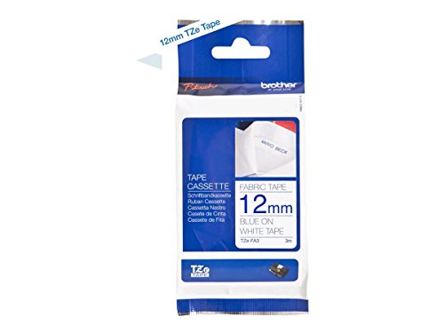 Unistar Iron-on Cinta Textil Cintas para Impresoras de Etiquetas Compatibles con Brother TZe-FA3 12mm x 3m Color Azul Blanco reviews Unistar Iron-on Cinta Textil Cintas para Impresoras de Etiquetas Compatibles con Brother TZe-FA3 12mm x 3m Color Azul Blanco