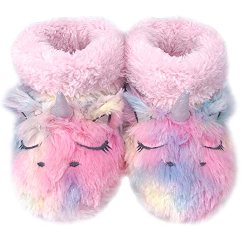 unicorn fuzzy boots