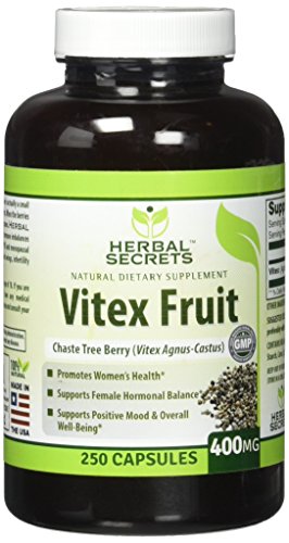 Preisvergleich Produktbild Herbal Secrets Vitex Fruit - 400 Mg, 250 Capsule