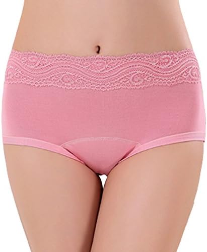 Qikafan Women's Menstrual Period Leakproof Panty Free Size Watermelon Red