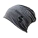 Produktbild Butterme unisex stilvoll Hip-Hop Hiphop Fashion Cap Cotton Gestricktes slouchy Beanie Hat Warm weiche Stretch Winter krumme Haltung Dunkelgrau