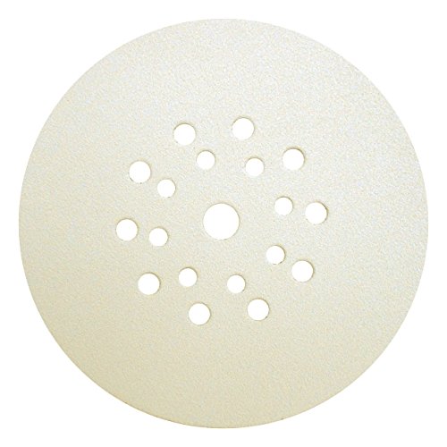 25 Stück INDASA Rhynogrip White Line Klett-Schleifscheibe | Ø 225 mm | 19-Loch (P60) - 2