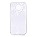 Produktbild Moto G5S Hülle, Moto G6 Hülle, Anlike für Motorola Moto G5S / Moto G6 (5.2 Zoll) Case / Handy Hülle / Schutzhülle / Handytasche / Cover / TPU Silikon Handy Tasche {Durchsichtig Muster Serie} - Weiße Spitze