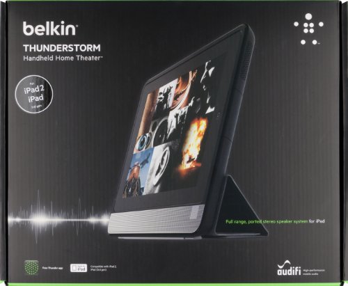 Belkin Thunderstorm G4A1000 Heimkino-Lautsprechermit Schutzhülle (geeignet für Apple iPad) schwarz - 9