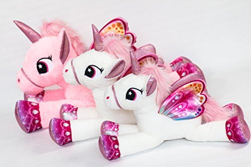 Ex large giant Crystal Unicorn 3 sizes to choose Soft Plush Toy (81 cm, white)