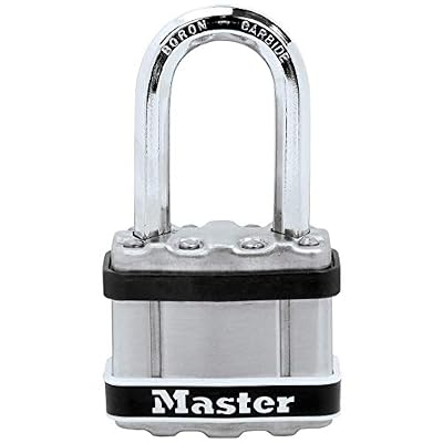 MASTER LOCK Cadenas en Acier Laminé Haute Sécurité [Protection en acier inoxydable] M1EURDLFSTS - Sécuriser bateaux et portails en milieu maritime