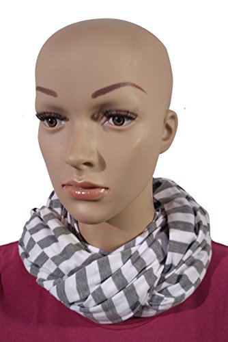 Stilltuch / Stillschal für diskretes Stillen Ihres Babys unterwegs: Unser 2 in 1 MyTinyPearl Nursing Cover ist grau-weiß gestreift lässig & elastisch, ein Stillcape für große als auch kleine Mütter und Babys - 3