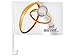 Produktbild 20 STK. Alsino Autoflagge AFL-10A Autofahne für die Hochzeit 'Just Married Ringe' Auto Flagge Fahne
