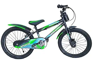 Hero Cycles Sprint Whistle 16T 9.5 Steel Frame Sporty Cycle for Boys and Girls (Orange or Green; As per Availability),(4 to 8 Years) (T-Bikes)