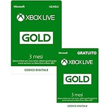 Abbonamento Xbox Live Gold - 3 Mesi + 3 Mesi Gratuito |Xbox Live - Codice download