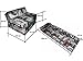 Fold Out Guest Chair Z Bed Futon Sofa for Adult and Kids folding mattress (London2)