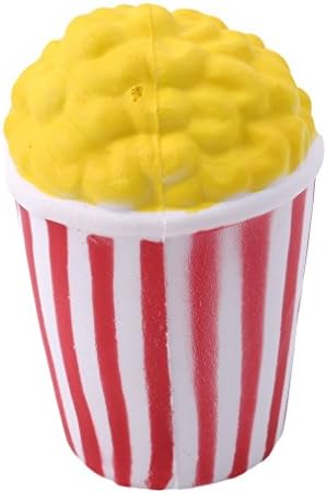Nxgentech Popcorn Cup Shape Squishies Toy Slow Rising Relieves Stress Soft Toy for Children and Adult Toy Gift