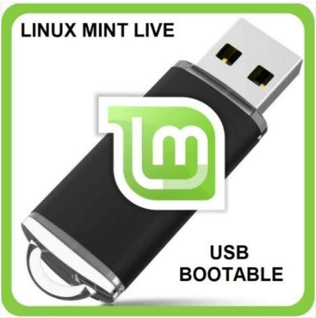 Linux MINT USB Bootable 64 bit Cinnamon Mate XCFE Live Operating System