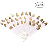 bastel tipps gegen langeweile Ausreichende Menge: Das Paket enthält 36 Stück natürliche weiße Federn in Gold eingetaucht, sicher, geruchlos und verblassen nicht, erfüllen Ihre Verwendung brauchen.