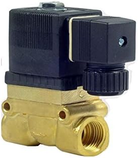 GOGO ATC 50bar high pressure high temperature solenoid valve 1/4 BSP 220V DC Orifice 8mm normal close 5404-02 pilot brass valve