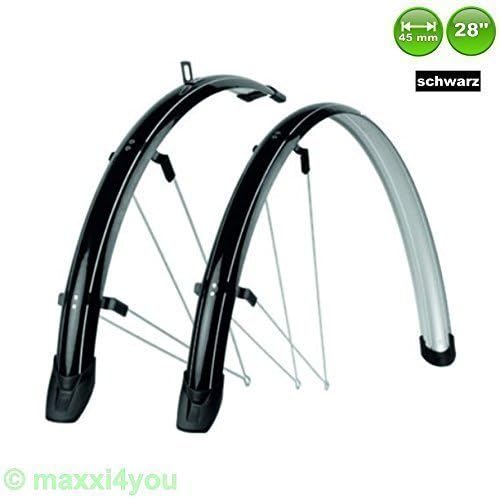 'Bicycle Mudguard Set 28Black 45mm Mudguard 01040107
