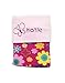 Spoilt Rotten Kids Flower Power Pink Personalised Luxury Pram, Cot or Buggy Blanket. Embroidered With Any Name & Choice Of Spoilt Rotten Design Size is 90cm X 70cm. Gorgeous Quality Gift For Any God Child, Grandson, Granddaughter, Niece or Nephew.
