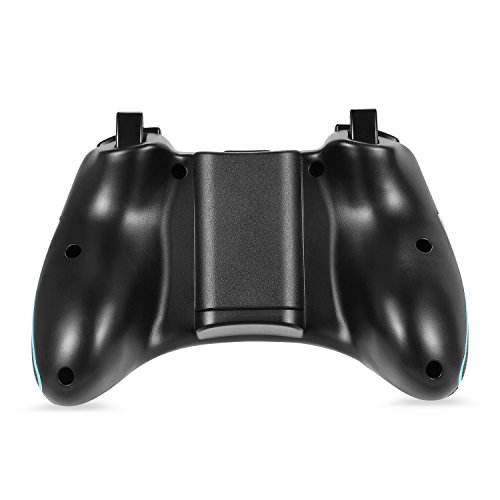 EasySMX Mando para PC  Mando Inal  mbrico PS3 Gamepad Wireless Compatible con Windows XP y Vista  Windows 8  PS3  Android y Operaci  n Rango hasta 10M  Azul 