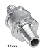 Produktbild Noodei 6/8/10 / 12mm Aluminium-Kraftstoffleitung Einweg-Rückschlagventil Benzin Diesel Musikinstrumente & DJ (Size : 10mm)
