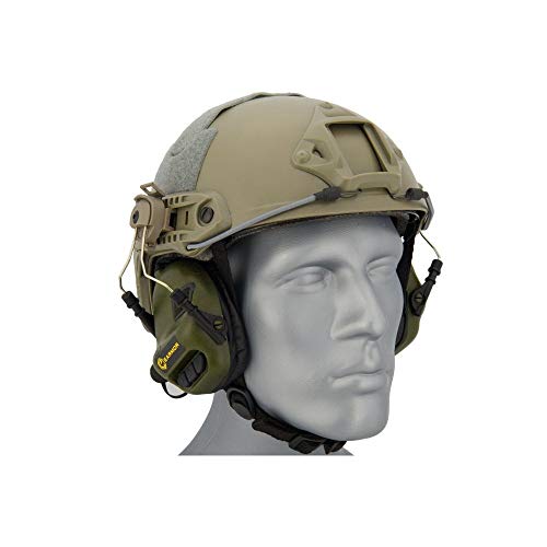 EARMORM31H MOD3 Electronic Hearing Protector for FAST Style Helmets - Green