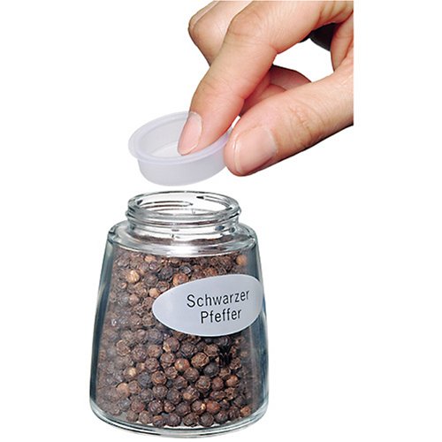 WMF Trend Gewürzmühle schwarz mit Pfeffer befüllt Mahlwerk aus Keramik - 6
