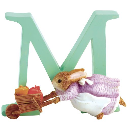 Beatrix Potter - Letra M con figura de Cecilia Perejil