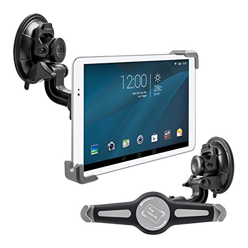 kwmobile KFZ Scheiben Halterung für Huawei MediaPad T1 10 - PKW Auto Halter mit Saugnapf in Schwarz