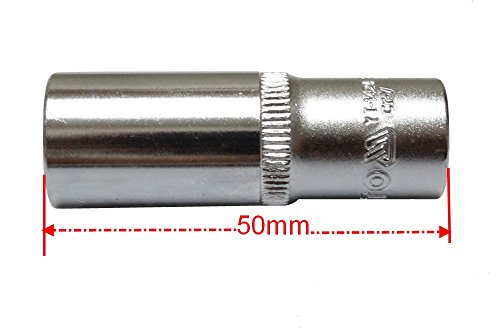 Aerzetix: 1/4 13mm Allen Steckschlüssel Sechskant Steckschlüssel-Einsatz Nuss 6-Kant Lange - 3