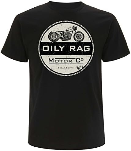 Oily Rag Motor Co T Shirt in Black
