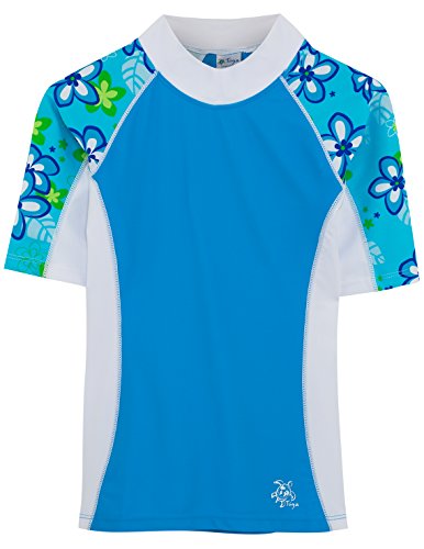 Tuga Sunwear UV-Schutzkleidung – SEASIDE UV-Shirt mit Halbarm und Badehose, UPF50+, für Mädchen – zweiteiliges Badeanzug für Schwimmbad, Strand und Surfen – kalifornisches Design - 3