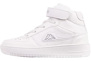 Kappa Deutschland STYLECODE: 261026K BASH MID K Unisex Kids Sneaker, białe, 32 EU, biały, 32 EU