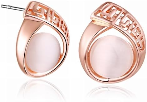 JJHVUGI Fashion Trend Jewelry Small Fresh Earrings Women / Anti-allergic / Pearl Earrings / Small and Exquisite / Crystal Transparent,Photo Color