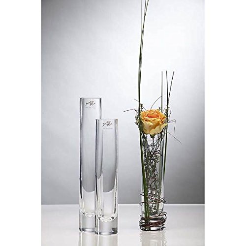 Glasvase, Blumenvase SOLIFLEUR, 30cm, Ø 5 cm, rund, transparent, Sandra Rich