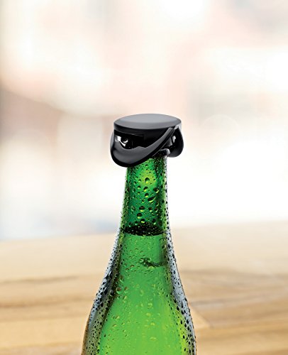 Champagner Stopper, acryl, transparent grau, 7.7×4.9×1.7cm - 5