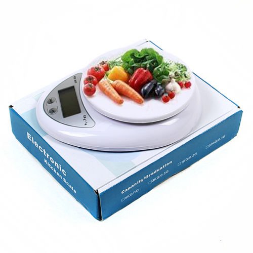 New 5000g/1g Digitale Küchenwaage Digital LCD Küche Scale Waage Kitchen Elektronische Waagen