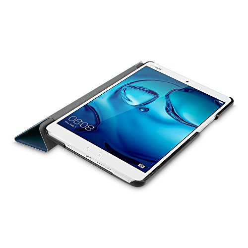 Fintie Huawei MediaPad M3 8.4 Hülle -Ultra Schlank Superleicht Ständer (SlimShell) Case Cover Schutzhülle Etui Tasche mit Ständer und Auto Sleep / Wake Funktion für 8.4″ Huawei MediaPad M3 8.0 Android Tablet-PC, Marineblau - 7