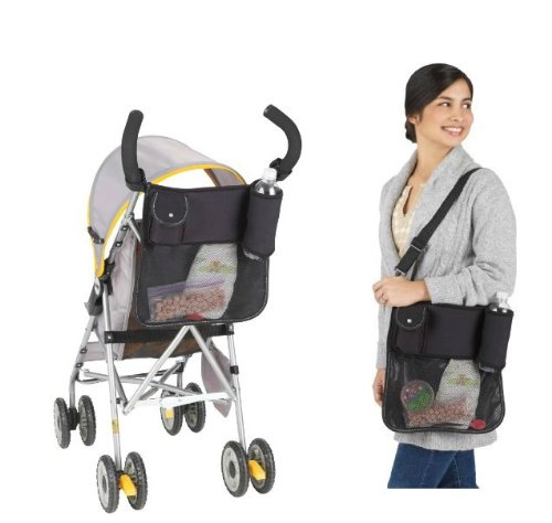 Buggy Stroller Organiser, Multipocket, Black