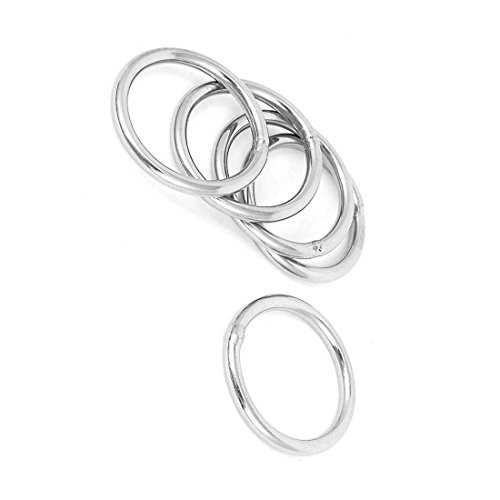 Verschweisste Ring – TOOGOO(R) 30mm x 3mm Edelstahl Gurtband baerenstark geschweisster O-Ringe 5 Stueck - 3