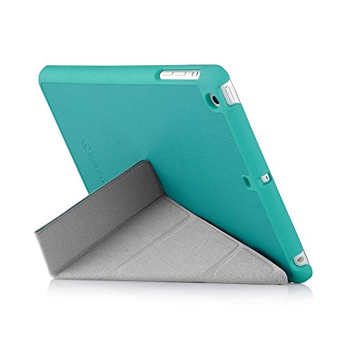 Pipetto Luxe Origami faltbare Lammfell-Hülle mit Stand für Apple iPad mini 2/3 türkis - 3