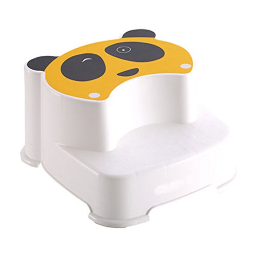 GWELL Toddler's Lovely Non Slip Sturdy Up Step Stool Yellow