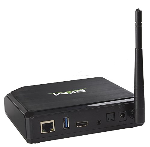 Rikomagic MK80 Plus (4 GB RAM, 32 GB SSD) – Android 4.4 Mini PC Octa-Core, GPU 64-Core Ultra HD 4K, 4 GB RAM, Wi-Fi Dual Band, Gigabit Ethernet, USB 3.0, Kodi (XBMC), External Keyboard Helper PRO - 4