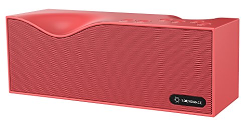 Soundance® Bluetooth Altavoces con Radio FM, micrófonoincorporado, Pantalla LED, soporta 3,5 mm Audio Line-In, Tarjeta de TF/Micro SD y entradade USB, Modelo B1 (Pink)