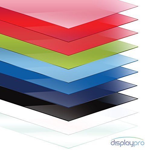Buy Colour Perspex Acrylic Sheet Plastic Material Panel Cut to Size A5