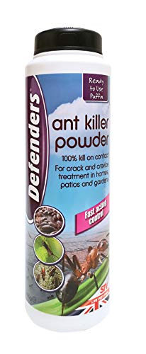 Defenders Ant and Insect Killer Powder (Treatment to Control Bugs Like Ants, Cockroaches, Earwigs and Woodlice in Homes, Patios and Gardens, Treats up to 25 sq m), 450 g